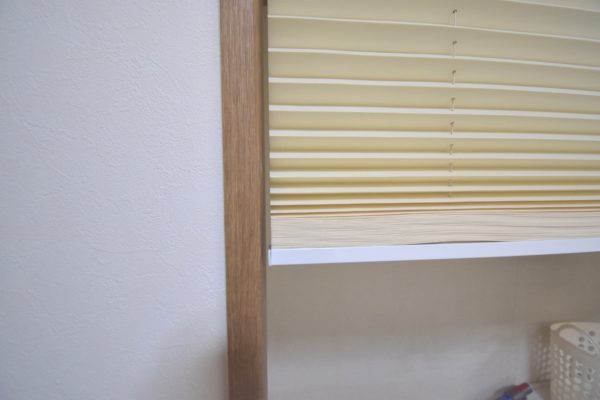 クローゼットの扉を外してプリーツスクリーン 江戸川区カーテン屋のブログ