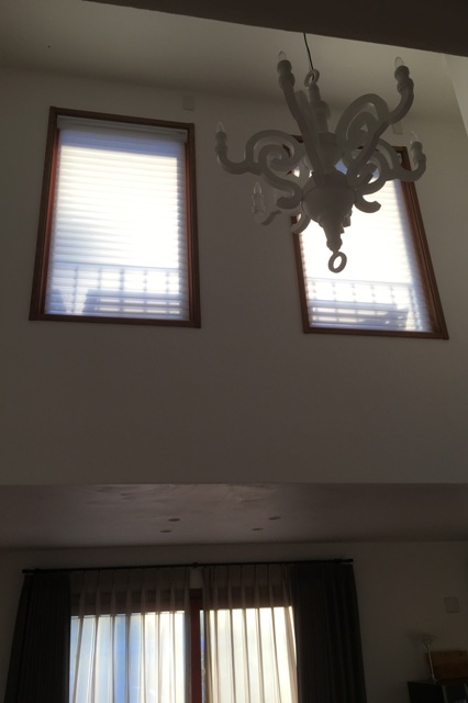 高所　高窓　電動式　取り付け